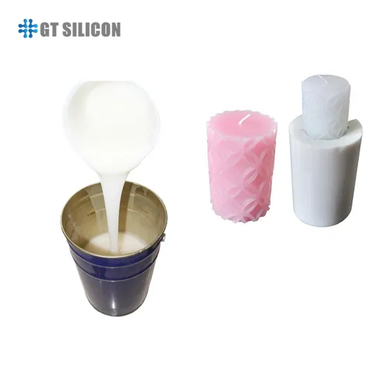 Stampo in gomma siliconica liquida RTV2 di colore bianco per la realizzazione di stampi in silicone per sapone/candele