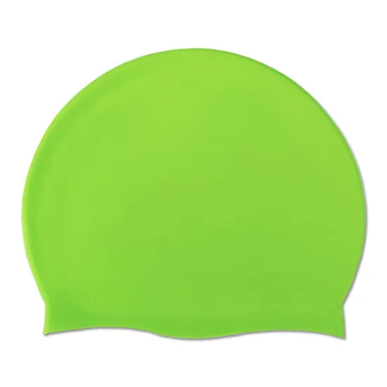 Cuffia da nuoto in silicone senza cuciture adatta al cappello, con logo stampato personalizzato OEM in fabbrica